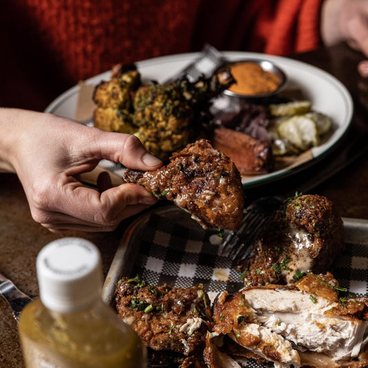 Buttermilk Fried Chicken with Chicken Salt & Reaper Hot Sauce