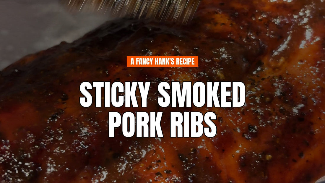 Sticky Smoked Pork Ribs
