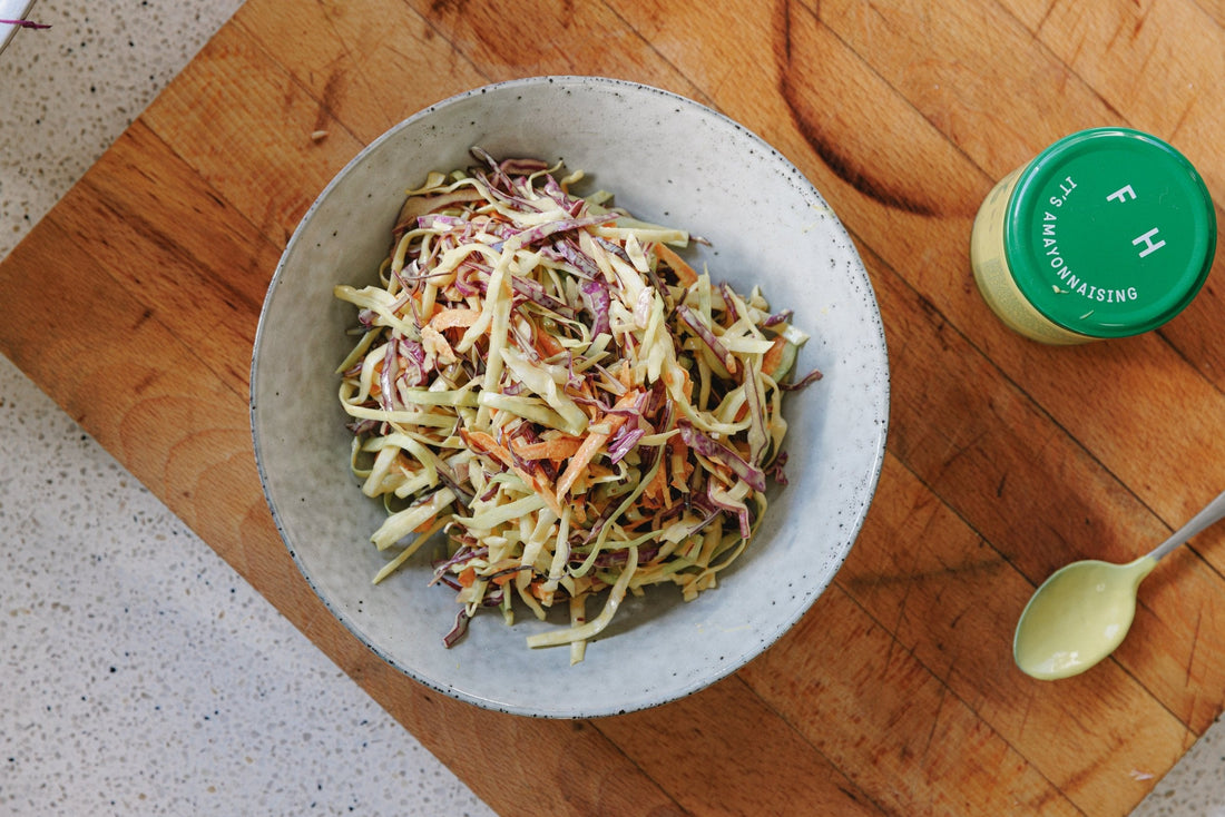 RECIPE: CHICKEN SALT COLESLAW