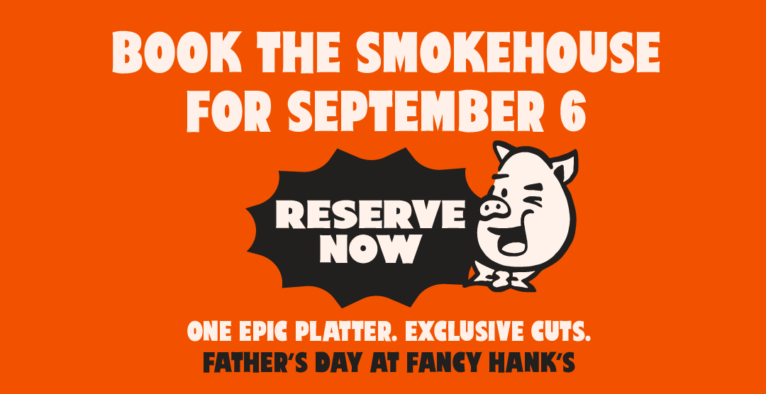 Book the smokehouse for September 6 — one epic platter, exclusive cuts