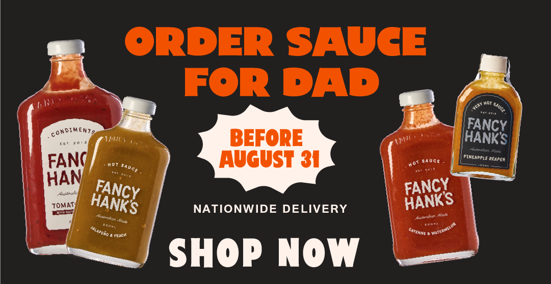 Order sauce for dad before August 31 — nationwide delivery