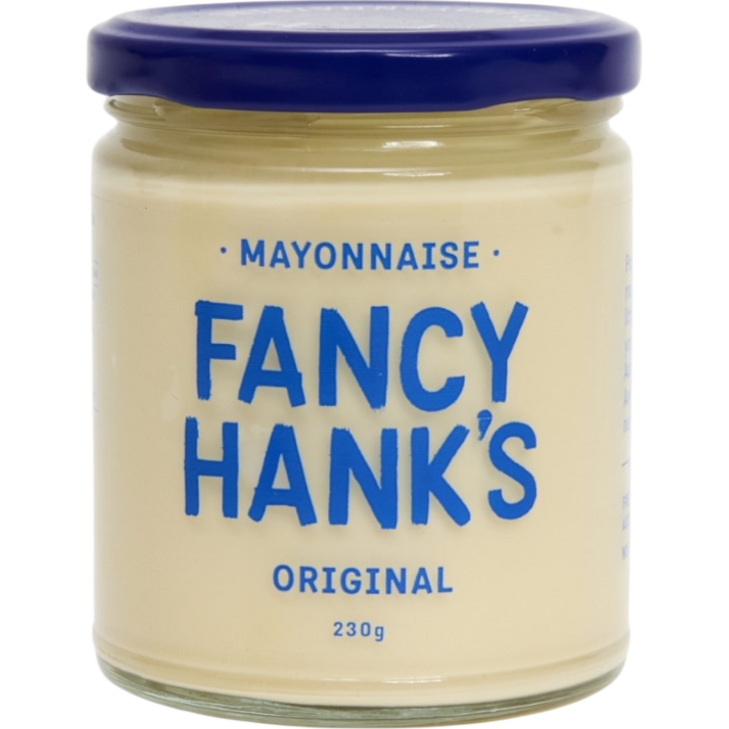 Jar of Fancy Hank's Original Mayonnaise